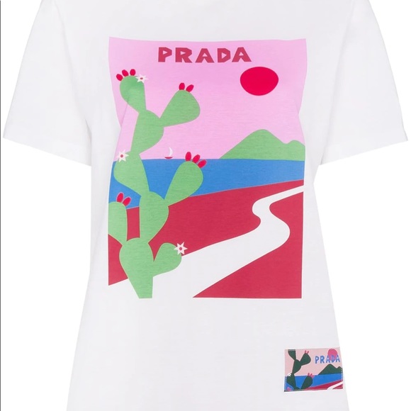 Prada Cactus Print T-Shirt - Picture 3 of 9